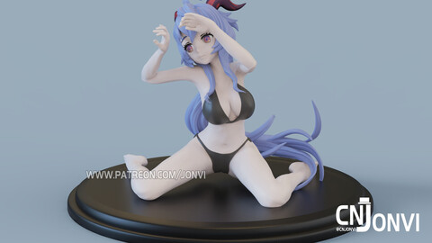 Genshin Ganyu bikini+NSWF