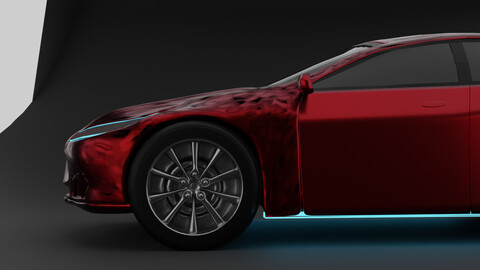 car Red tesla