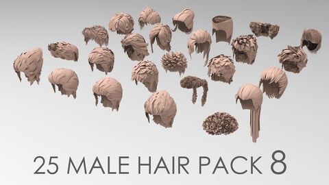25 male hair pack 8