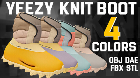 Adidas Yeezy Knit RNR Boot 4 COLORS