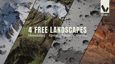 8k Landscapes - Free Vol.1