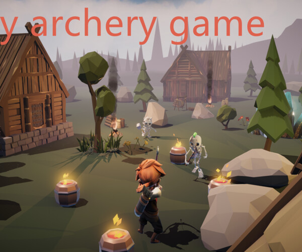 ArtStation Unity Archery Game Template Game Assets