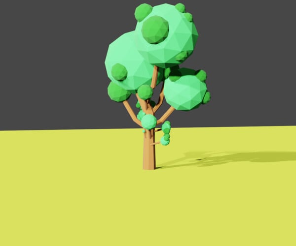 ArtStation - low poly tree | Resources