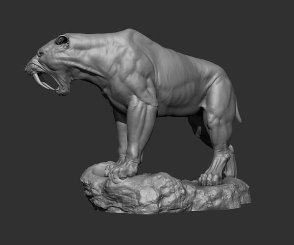 ArtStation - Printable Sabertooth | Resources