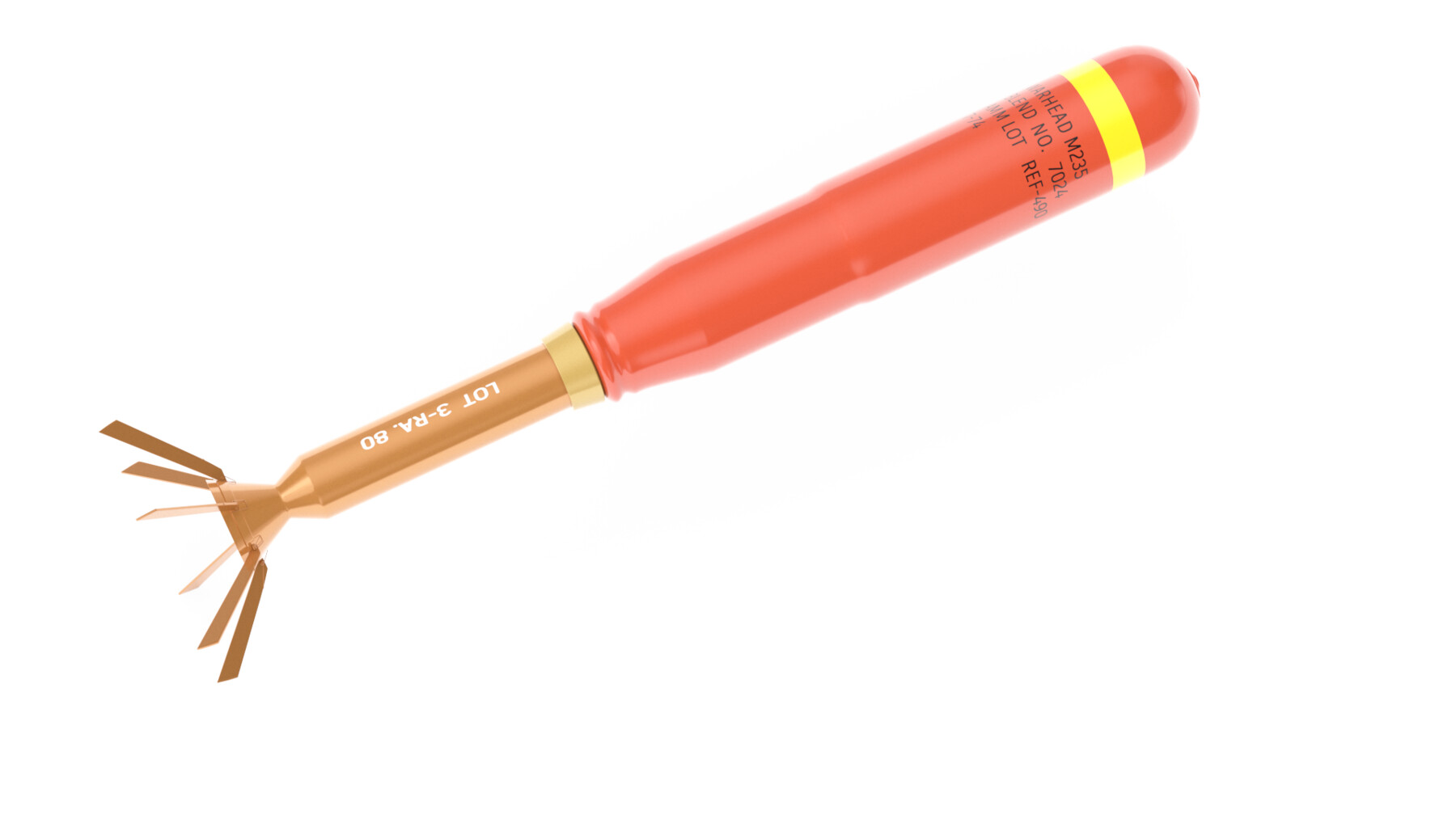 ArtStation - Incendiary Rocket 66 mm M74 3D Model | Resources