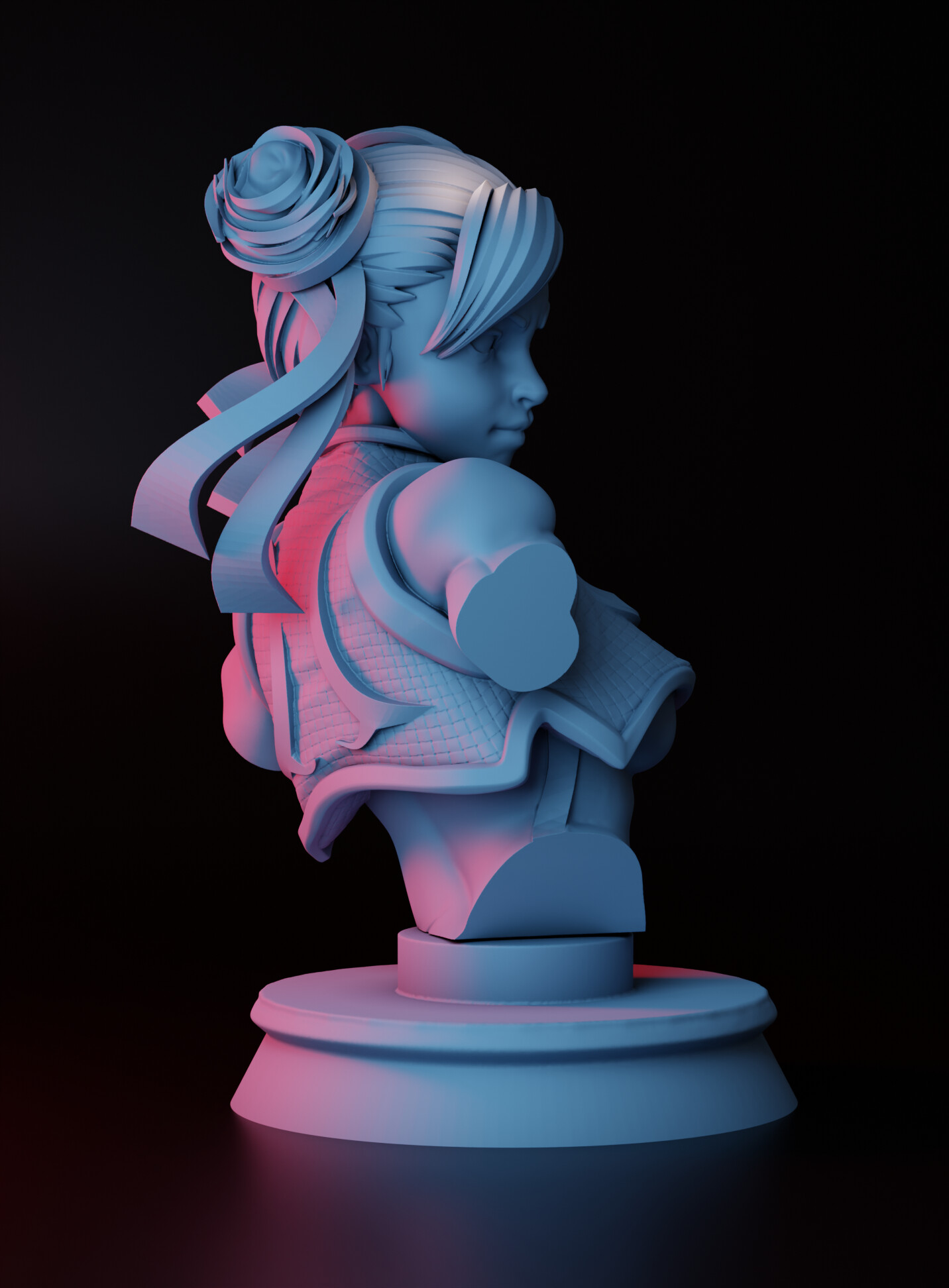 CHUNLI BUST FOR 3D PRINT