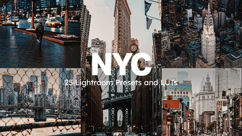 25 NYC Lightroom Presets and LUTs