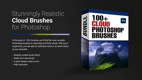 100+ Cloud Photoshop Brushes