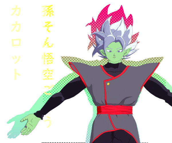 ArtStation 3D Fused Zamasu Rigged Resources