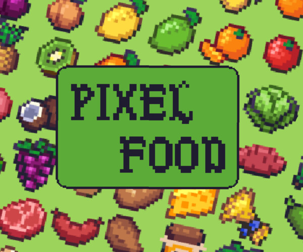 ArtStation - Pixel fruits