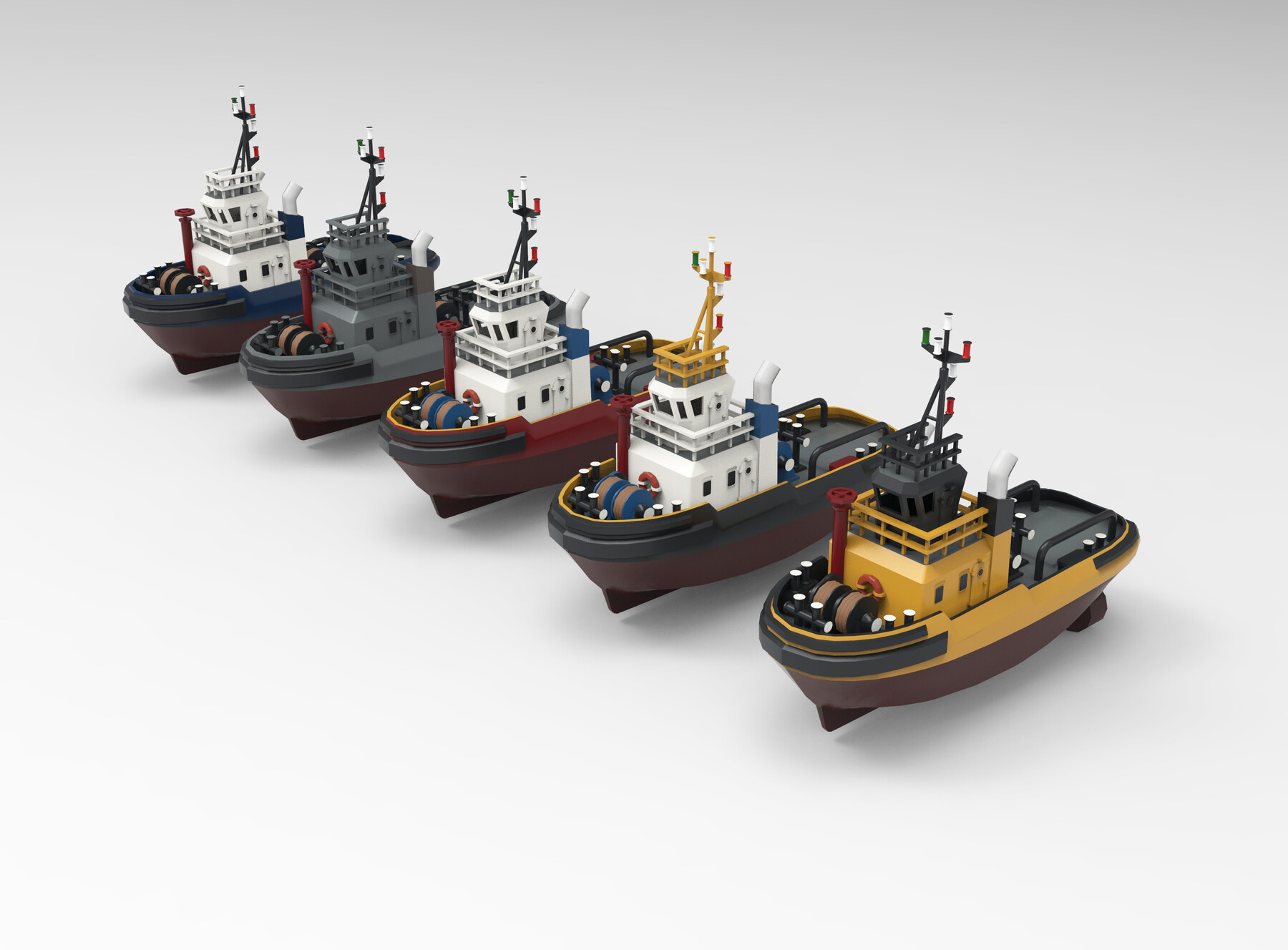 ArtStation - Tug Boat | Game Assets