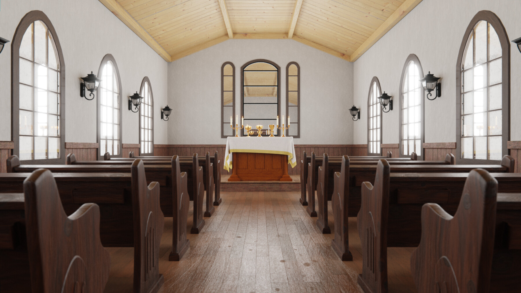 Artstation Church Interior Resources