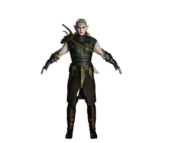 ArtStation - AAA 3D FANTASY MALE CHARACTER - THE WARRIOR ELF or KNIGHT ...