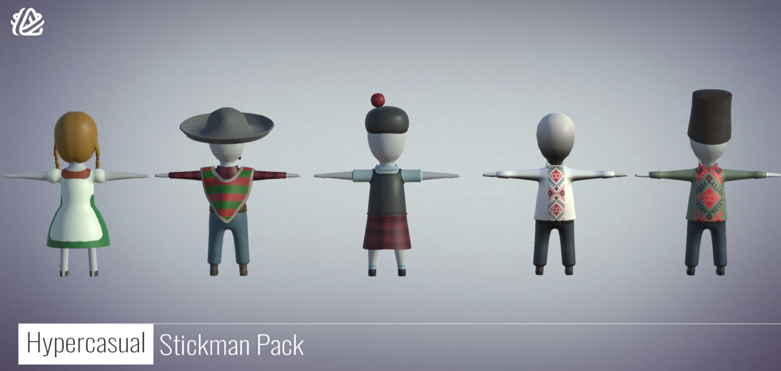 ArtStation - 3d Rigged StickMan