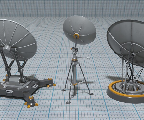 ArtStation - Antennas Collection - 21 pieces | Game Assets