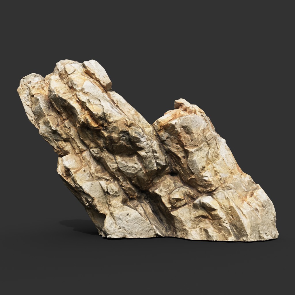 Sharp Rock Formation 221109 - Ultra HD 16K Texture | 3D model