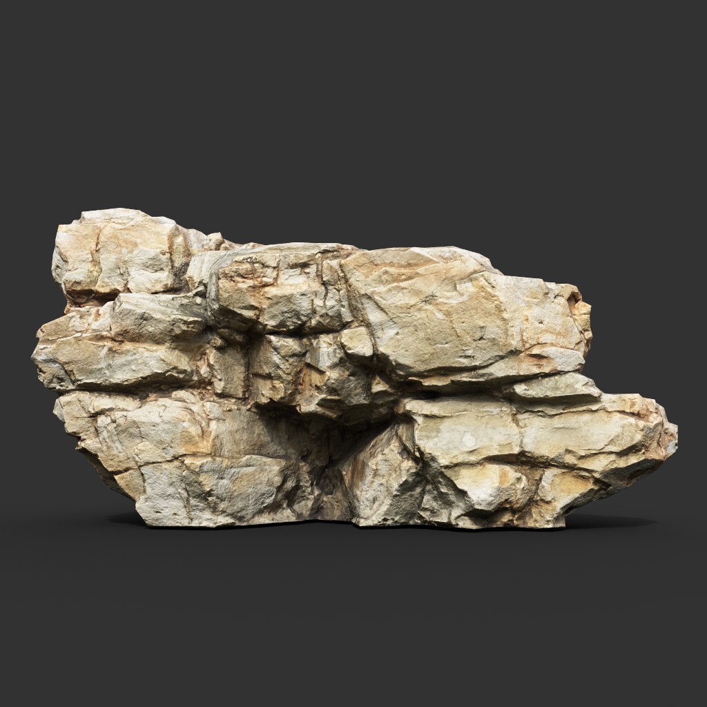 Sharp Rock Formation 221109 - Ultra HD 16K Texture | 3D model