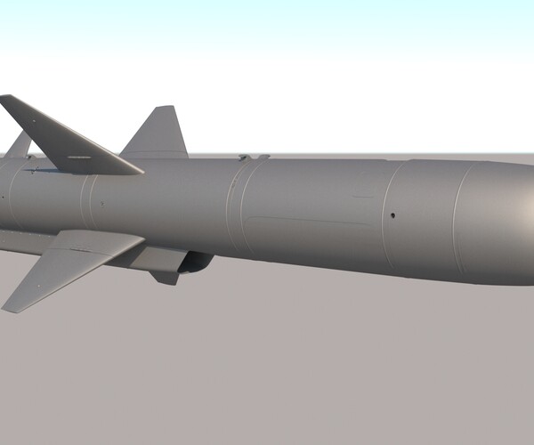 ArtStation - KH-35 Anti-Ship Missile 3D model | Resources