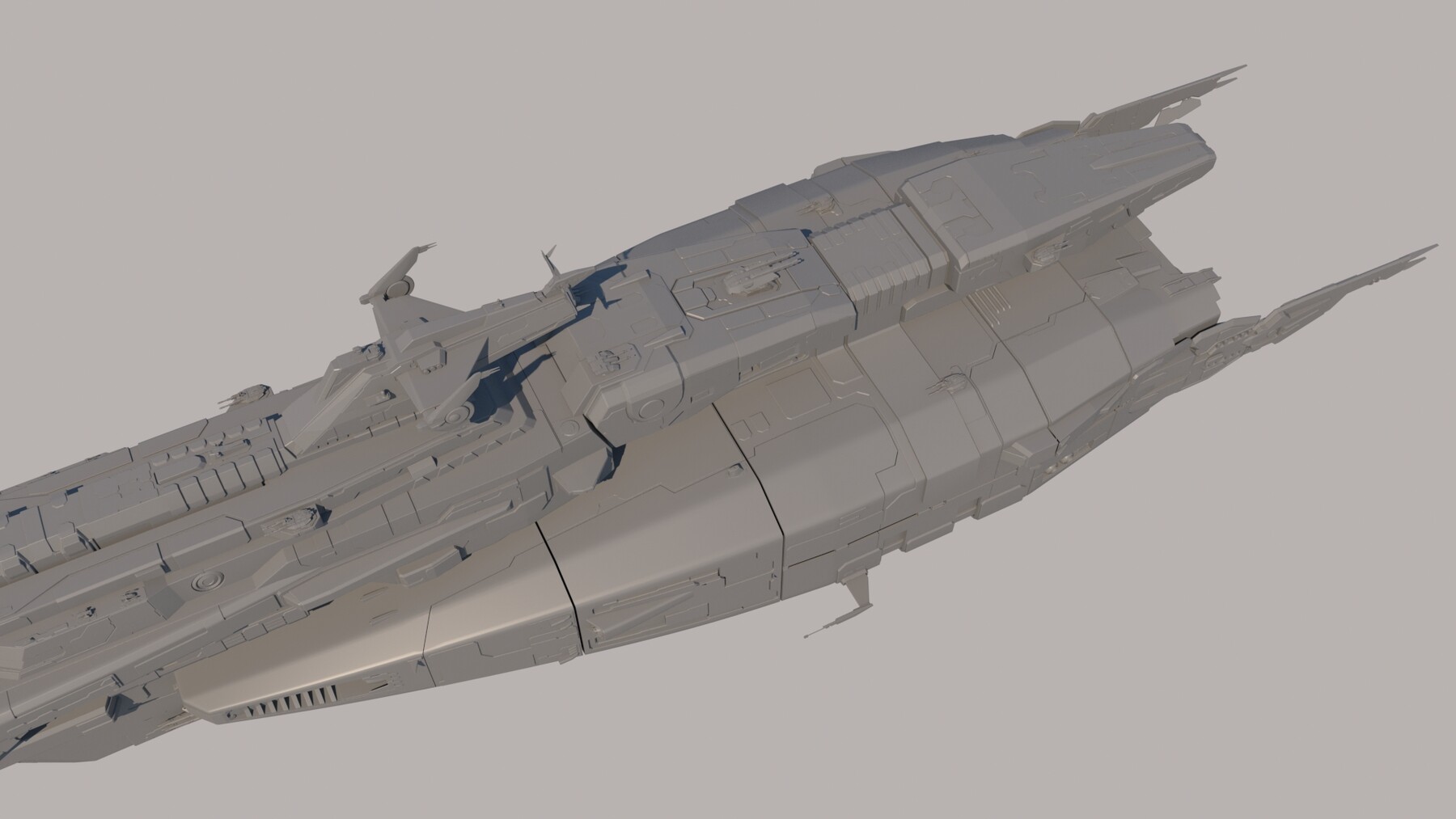 ArtStation - Sci Fi Space Battleship | Resources