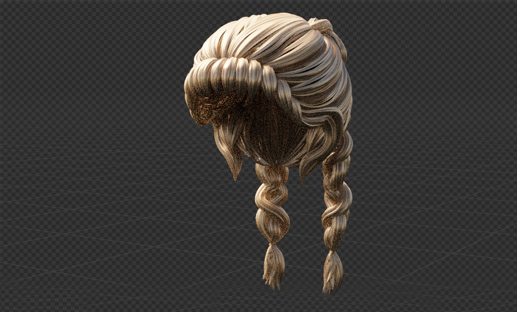 ArtStation Hair library Blender Addon Resources