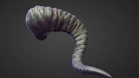 HORN10 high poly sculpt