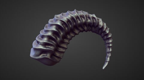 HORN11 high poly sculpt