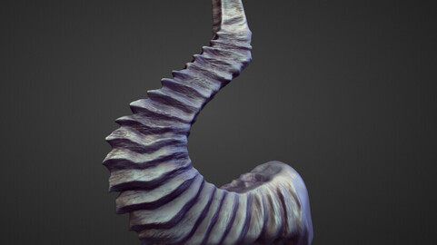 HORN12 high poly sculpt