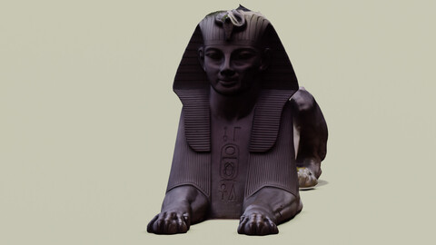 GREAT SPHINX OF GIZA LOW POLY GAMEREADY
