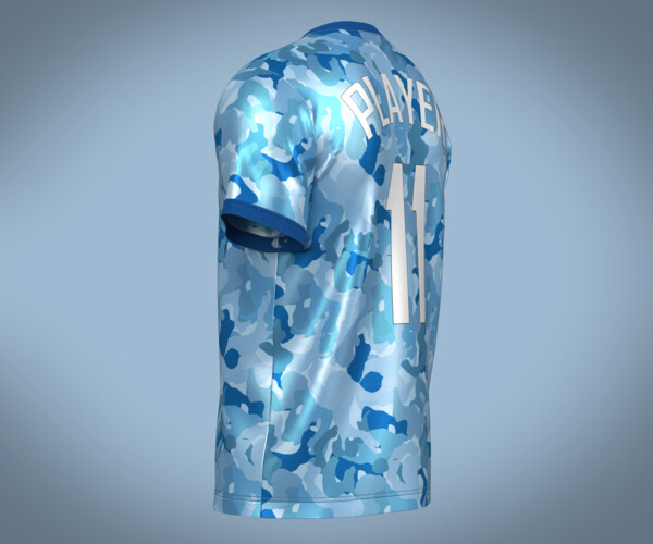 ArtStation - Soccer Camo Football Jersey Player 11 | Resources