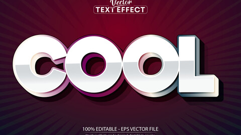 Cool text effect, editable game and cartoon text style