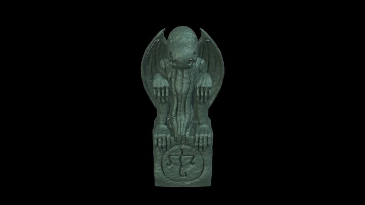 Artstation - Cthulhu Totem Statue For 3d Print 