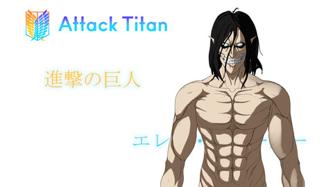 3D Attack Titan Rigged