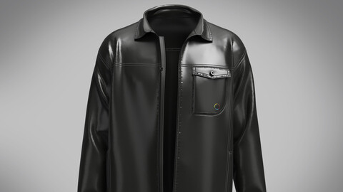 Leather Workwear Jacket