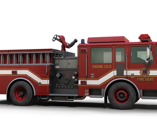 Artstation - Fire Truck 