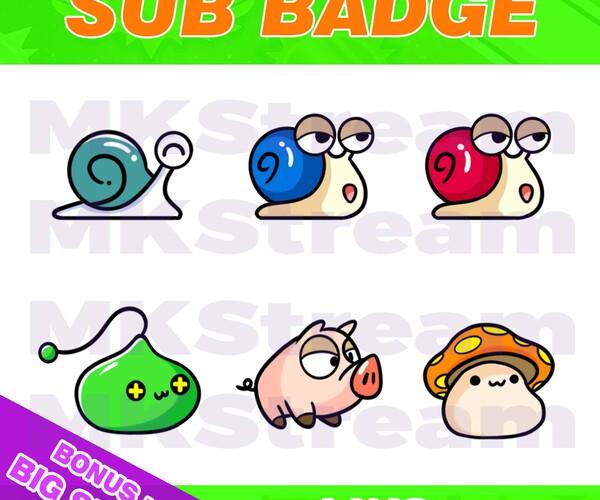 ArtStation - Twitch sub badges maplestory pack | Artworks