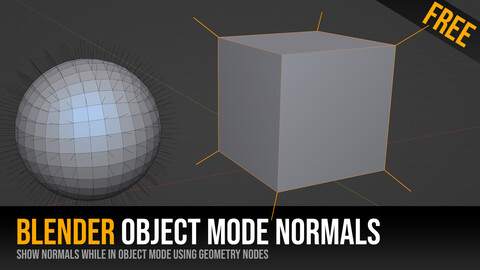 Blender Object Mode Normals