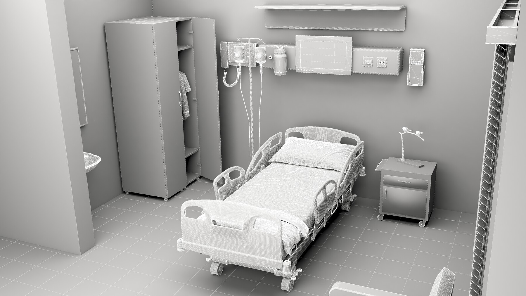 ArtStation - Hospital Room 5 - 4K | Resources