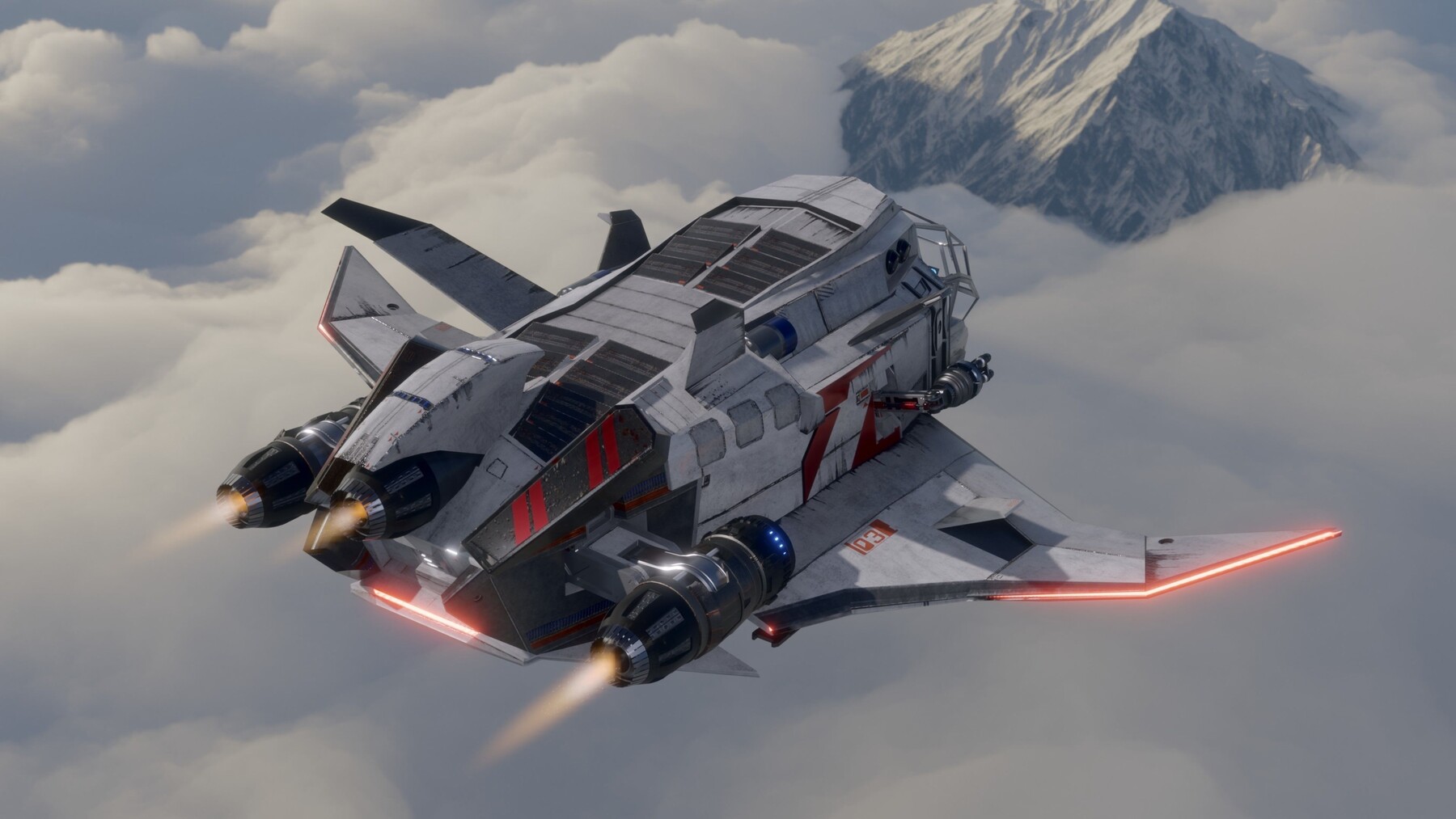 ArtStation - Space Ship - Rigged - Fully Textured - include inside ...