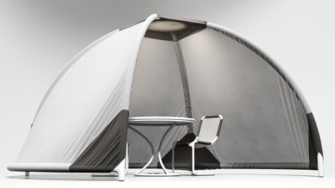 Tent for openspace events 3D model