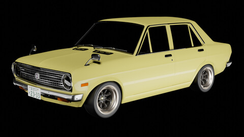 DATSUN 1200 SUNNY 4door sedan solidbody