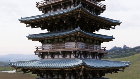 Japanese Modular Pagoda 2