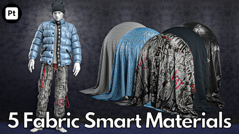 Puffer jacket No.1 : 5 Fabric smart material