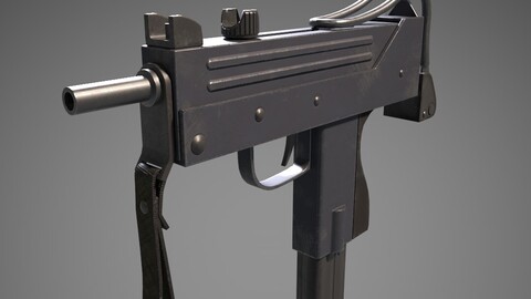 MAC-10 Submachine gun (Gameready)