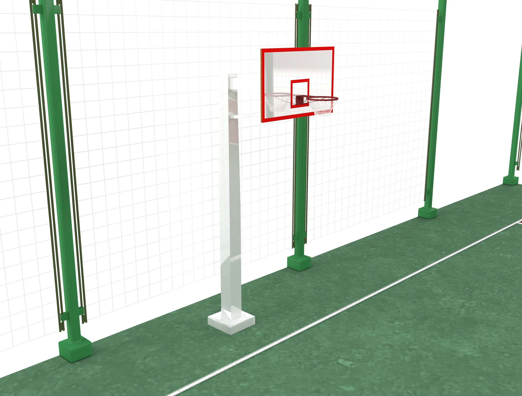 ArtStation Basketball court Game Assets