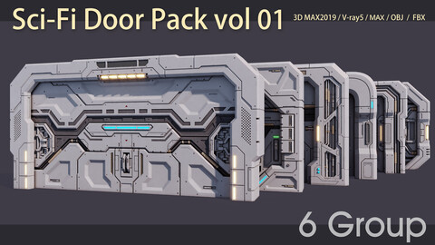Sci-Fi Door Kit Vol 1