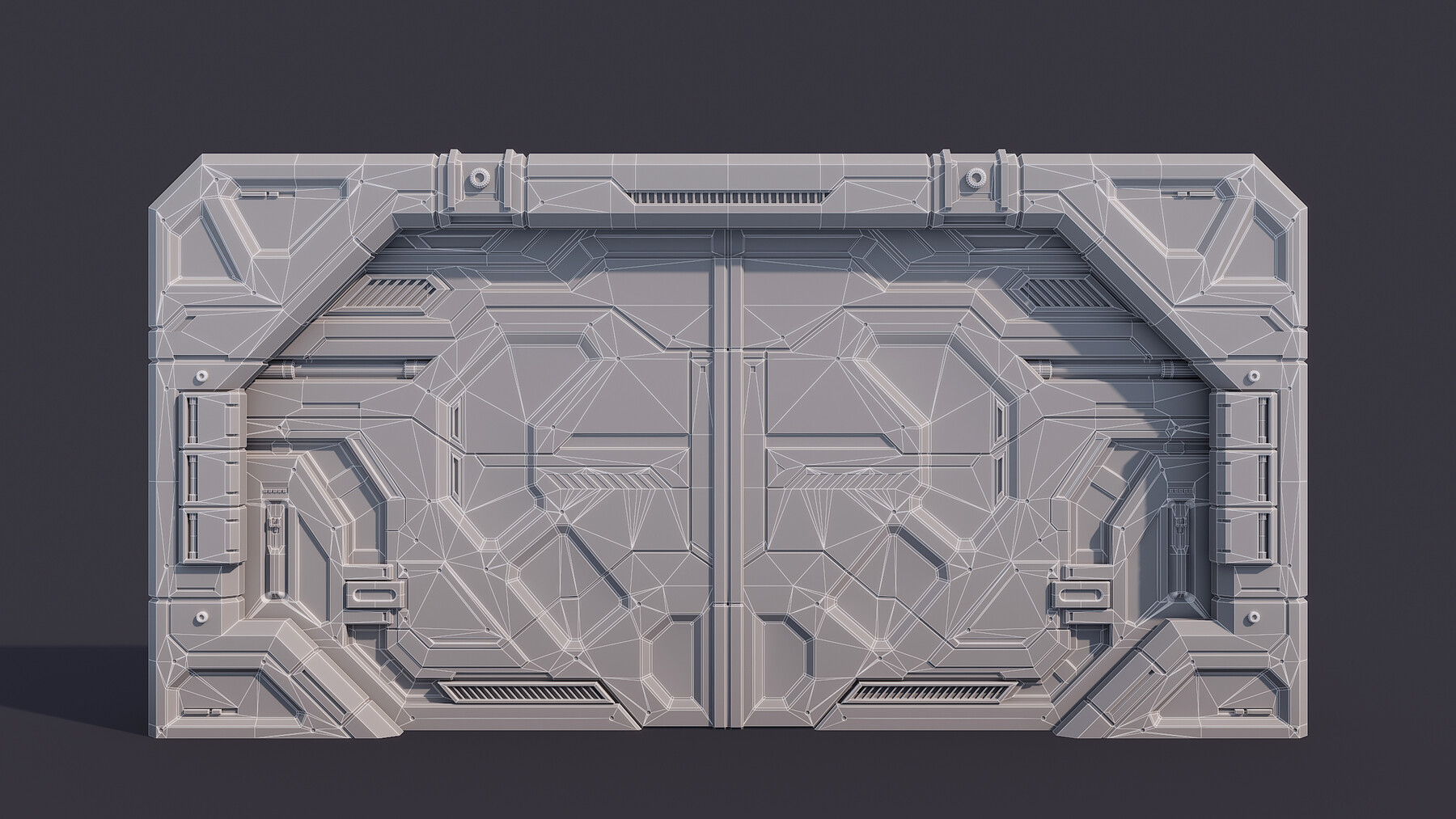 ArtStation - Sci-Fi Door Kit Vol 01 | Resources