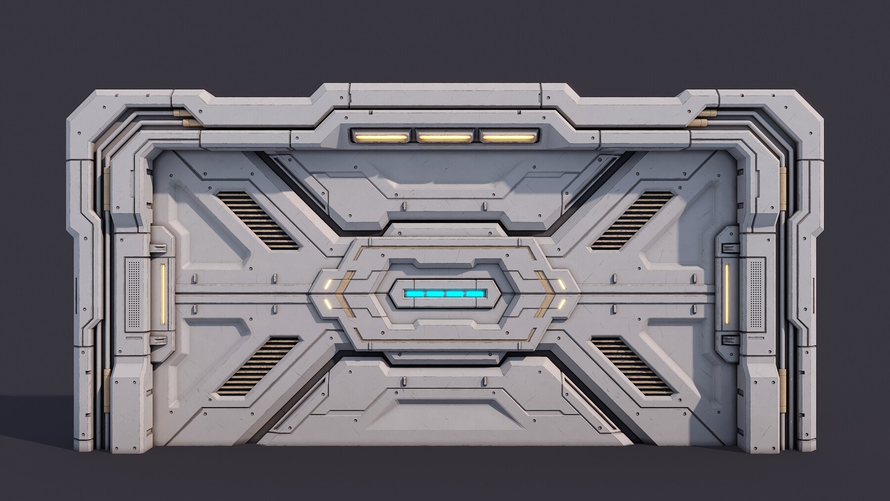 ArtStation - Sci-Fi Door Kit Vol 01 | Resources