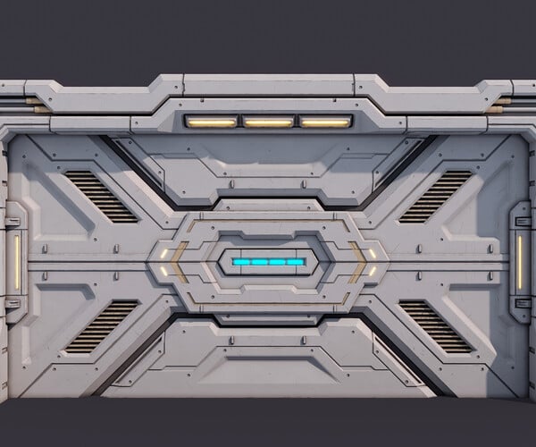 ArtStation - Sci-Fi Door Kit Vol 01 | Resources