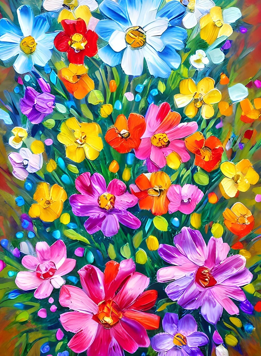 ArtStation - Colorful Flowers 3 | Artworks