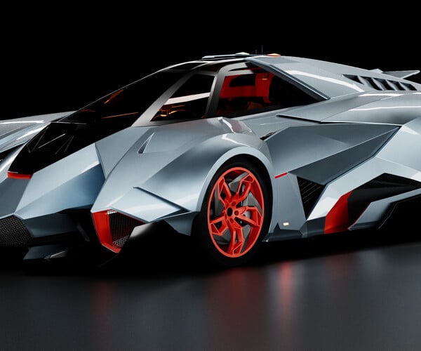 ArtStation - 2013 Lamborghini Egoista 3D Model | Resources